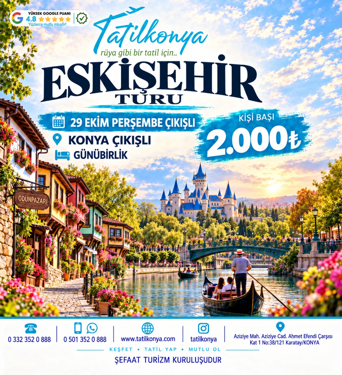 Günübirlik Eskişehir Turu