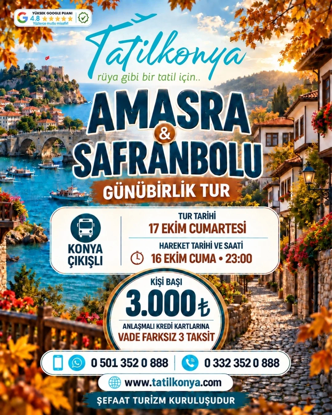 Günübirlik Amasra & Safranbolu Turu