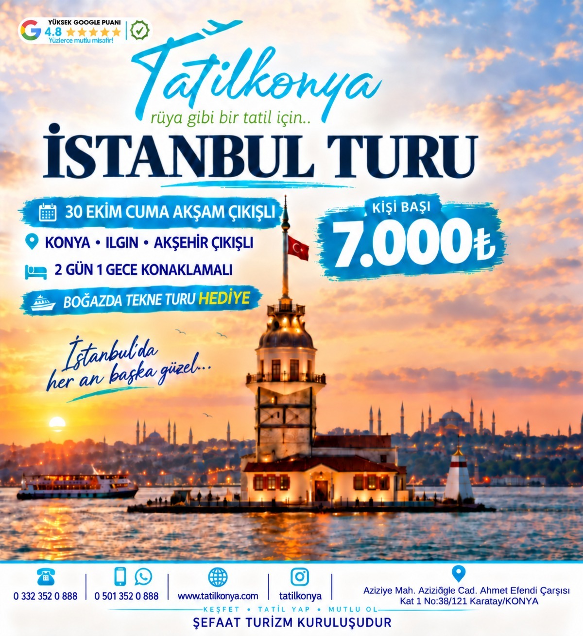 Konaklamalı İstanbul Turu